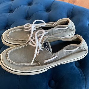 Gray Mens Size 11 Sperrys